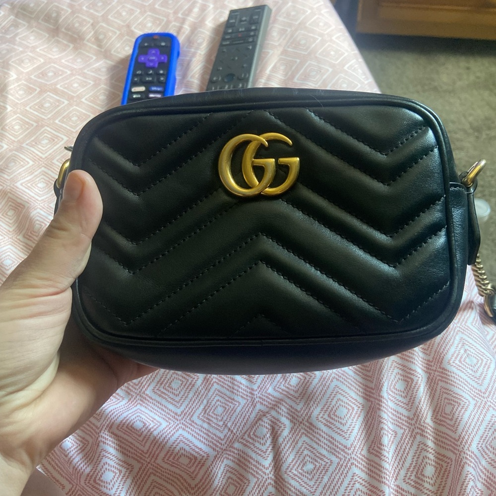 GG Marmont matelassé mini bag